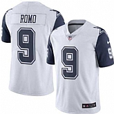 Nike Men & Women & Youth Cowboys 9 Tony Romo White Color Rush Limited Jersey,baseball caps,new era cap wholesale,wholesale hats